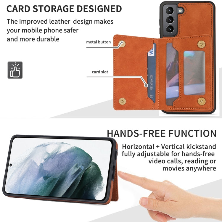 Line Card Holder Phone Case, For Samsung Galaxy S21+ 5G, For Samsung Galaxy S22 5G, For Samsung Galaxy S22+ 5G, For Samsung Galaxy S21 FE 5G