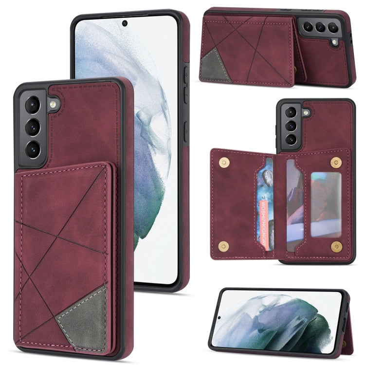 Line Card Holder Phone Case, For Samsung Galaxy S21+ 5G, For Samsung Galaxy S22 5G, For Samsung Galaxy S22+ 5G, For Samsung Galaxy S21 FE 5G