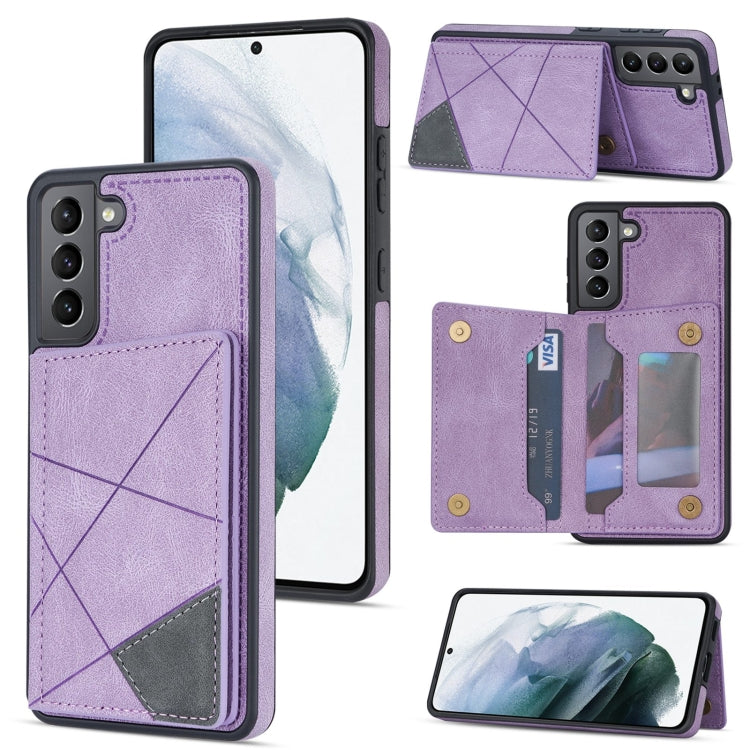 Line Card Holder Phone Case, For Samsung Galaxy S21+ 5G, For Samsung Galaxy S22 5G, For Samsung Galaxy S22+ 5G, For Samsung Galaxy S21 FE 5G