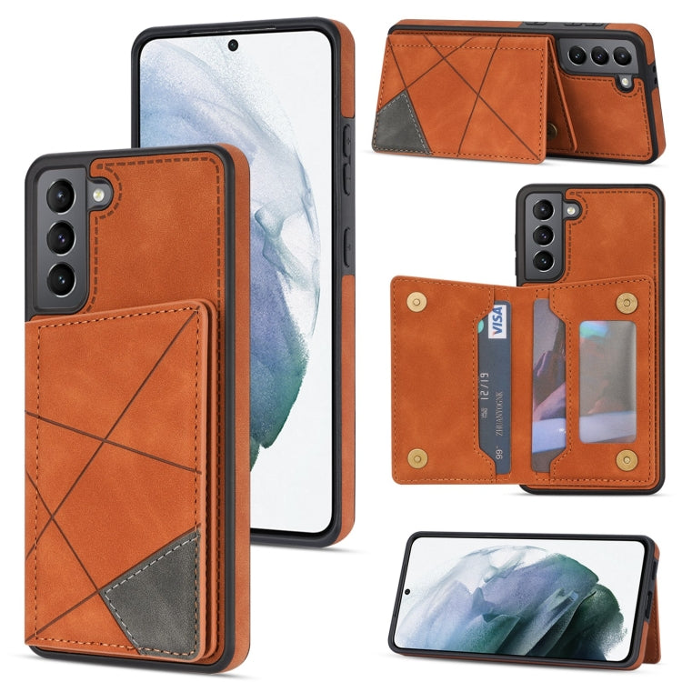 Line Card Holder Phone Case, For Samsung Galaxy S21+ 5G, For Samsung Galaxy S22 5G, For Samsung Galaxy S22+ 5G, For Samsung Galaxy S21 FE 5G