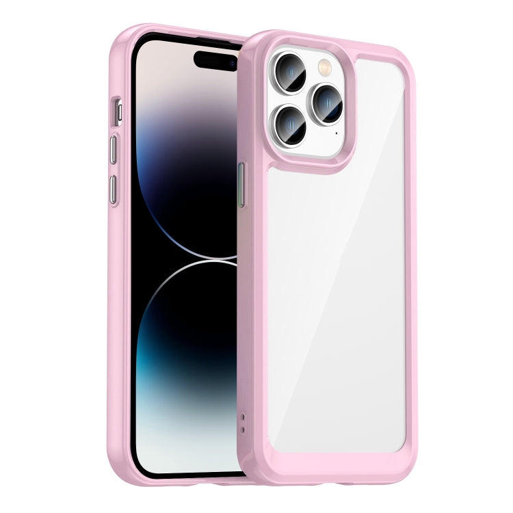 Colorful Series Acrylic + TPU Phone Case, For iPhone 14, For iPhone 14 Pro, For iPhone 14 Pro Max
