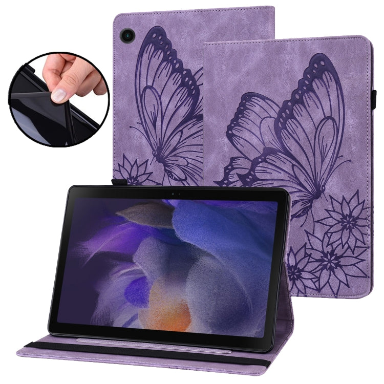 Big Butterfly Embossed Leather Tablet Case, For Samsung Galaxy Tab A7 Lite T220/T225, For Samsung Galaxy Tab A8, For Samsung Galaxy Tab A 8.0 2019 T290/T295, For Samsung Galaxy Tab S6 Lite P610