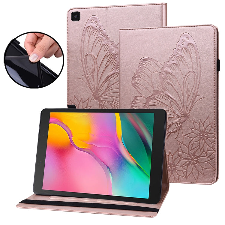 Big Butterfly Embossed Leather Tablet Case, For Samsung Galaxy Tab A7 Lite T220/T225, For Samsung Galaxy Tab A8, For Samsung Galaxy Tab A 8.0 2019 T290/T295, For Samsung Galaxy Tab S6 Lite P610