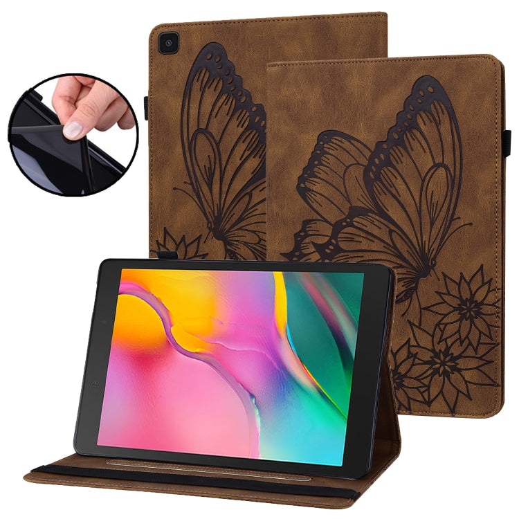 Big Butterfly Embossed Leather Tablet Case, For Samsung Galaxy Tab A7 Lite T220/T225, For Samsung Galaxy Tab A8, For Samsung Galaxy Tab A 8.0 2019 T290/T295, For Samsung Galaxy Tab S6 Lite P610