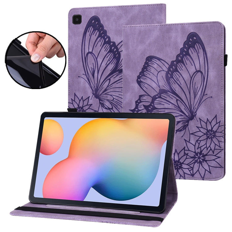 Big Butterfly Embossed Leather Tablet Case, For Samsung Galaxy Tab A7 Lite T220/T225, For Samsung Galaxy Tab A8, For Samsung Galaxy Tab A 8.0 2019 T290/T295, For Samsung Galaxy Tab S6 Lite P610