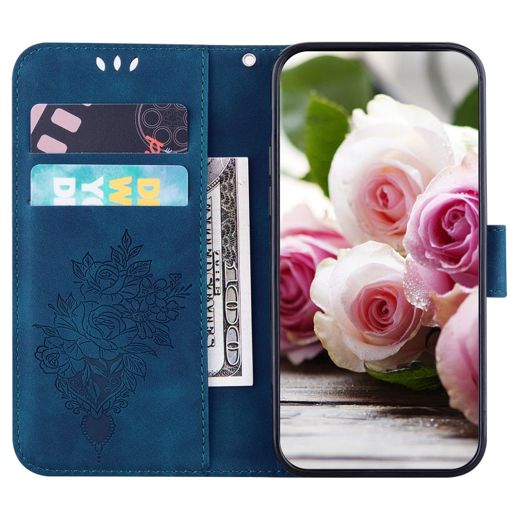 Butterfly Rose Embossed Leather Phone Case, For Samsung Galaxy A22 5G, For Samsung Galaxy A03 166mm, For Samsung Galaxy A03 Core, For Samsung Galaxy A10 / M10