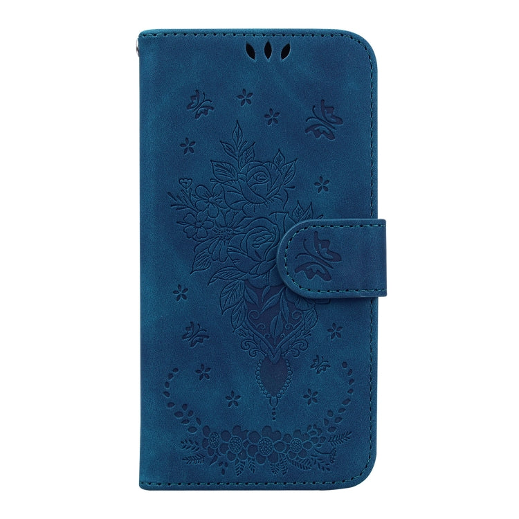 Butterfly Rose Embossed Leather Phone Case, For Samsung Galaxy A10e / A20e, For Samsung Galaxy A13 4G, For Samsung Galaxy A20 / A30, For Samsung Galaxy A33 5G
