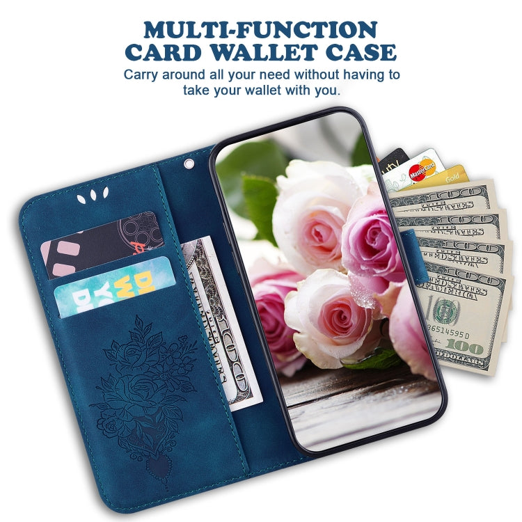 Butterfly Rose Embossed Leather Phone Case, For Samsung Galaxy A21s, For Samsung Galaxy A22 4G, For Samsung Galaxy A31, For Samsung Galaxy A32 4G