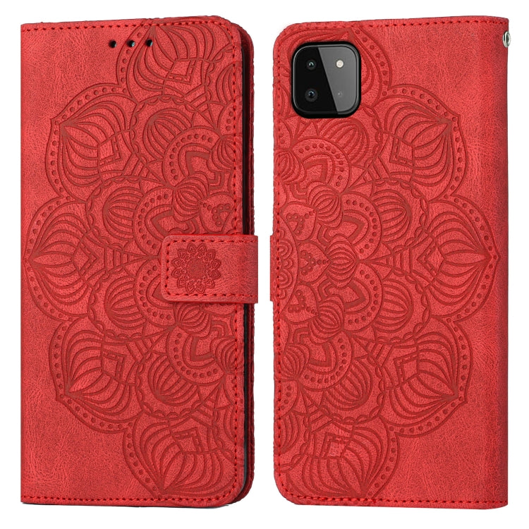 Mandala Embossed Flip Leather Phone Case, For Samsung Galaxy A22 4G, For Samsung Galaxy A22 5G, For Samsung Galaxy A23, For Samsung Galaxy A31