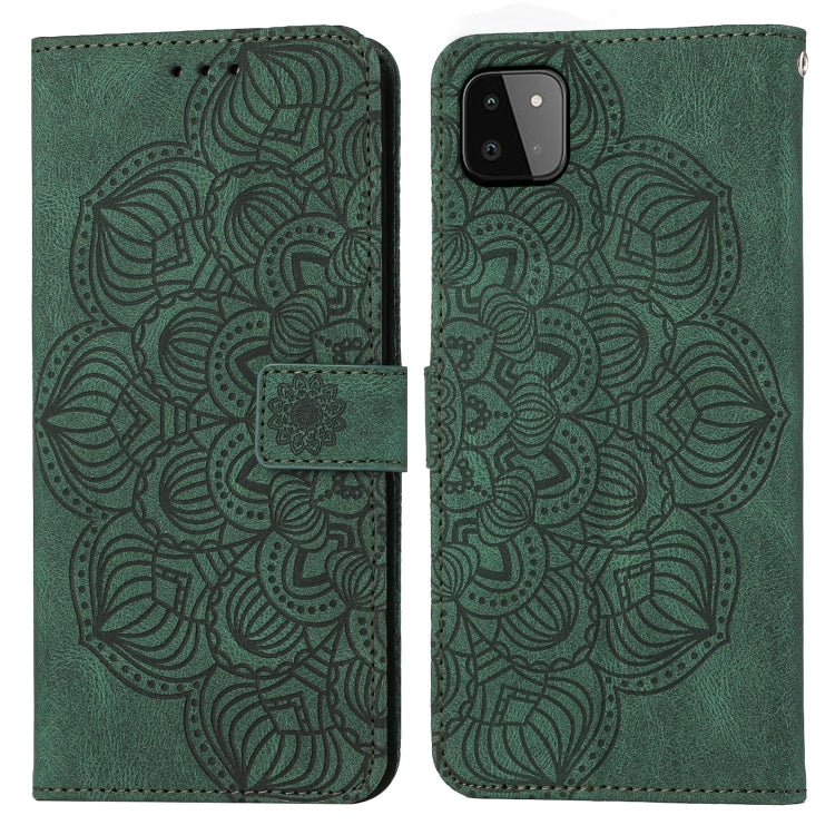 Mandala Embossed Flip Leather Phone Case, For Samsung Galaxy A22 4G, For Samsung Galaxy A22 5G, For Samsung Galaxy A23, For Samsung Galaxy A31
