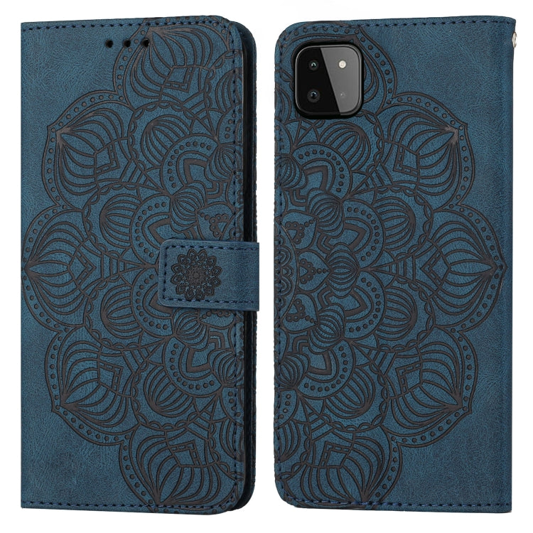 Mandala Embossed Flip Leather Phone Case, For Samsung Galaxy A22 4G, For Samsung Galaxy A22 5G, For Samsung Galaxy A23, For Samsung Galaxy A31
