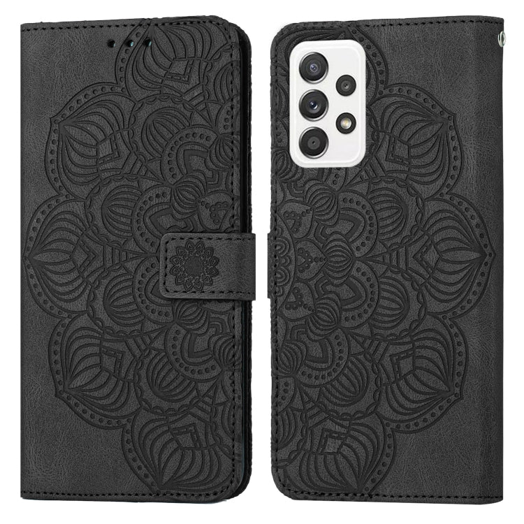 Mandala Embossed Flip Leather Phone Case, For Samsung Galaxy A32 4G, For Samsung Galaxy A32 5G, For Samsung Galaxy A33 5G, For Samsung Galaxy A40