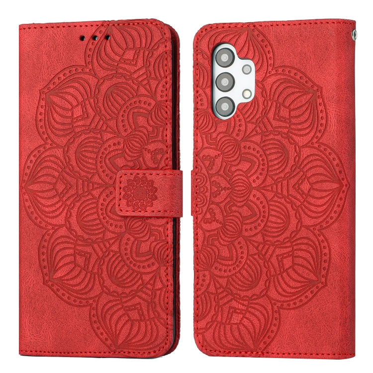 Mandala Embossed Flip Leather Phone Case, For Samsung Galaxy A32 4G, For Samsung Galaxy A32 5G, For Samsung Galaxy A33 5G, For Samsung Galaxy A40