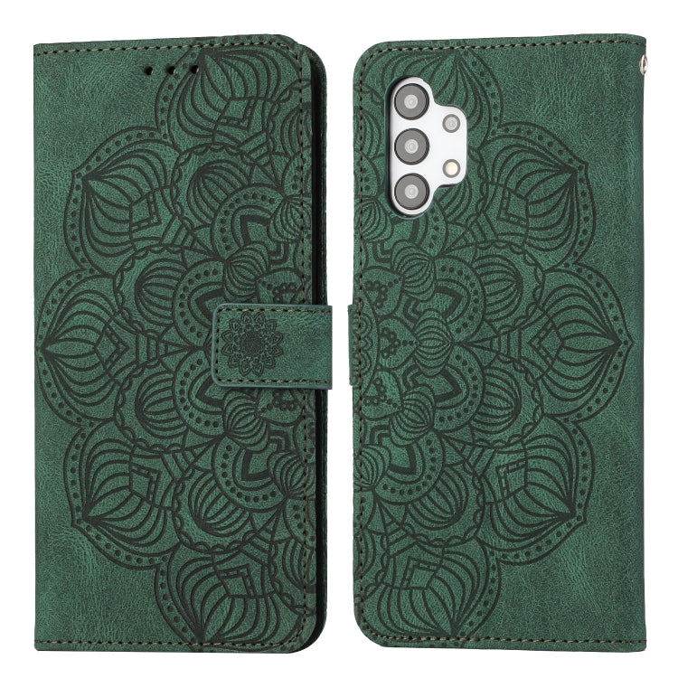 Mandala Embossed Flip Leather Phone Case, For Samsung Galaxy A32 4G, For Samsung Galaxy A32 5G, For Samsung Galaxy A33 5G, For Samsung Galaxy A40
