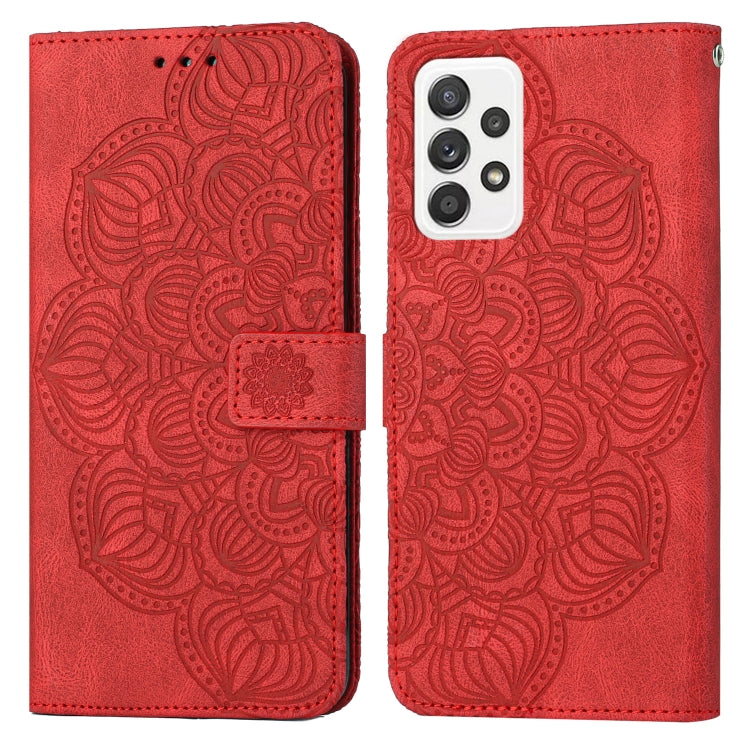 Mandala Embossed Flip Leather Phone Case, For Samsung Galaxy A32 4G, For Samsung Galaxy A32 5G, For Samsung Galaxy A33 5G, For Samsung Galaxy A40