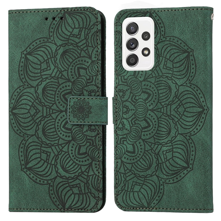 Mandala Embossed Flip Leather Phone Case, For Samsung Galaxy A32 4G, For Samsung Galaxy A32 5G, For Samsung Galaxy A33 5G, For Samsung Galaxy A40
