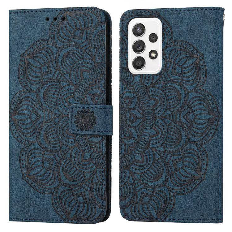 Mandala Embossed Flip Leather Phone Case, For Samsung Galaxy A32 4G, For Samsung Galaxy A32 5G, For Samsung Galaxy A33 5G, For Samsung Galaxy A40