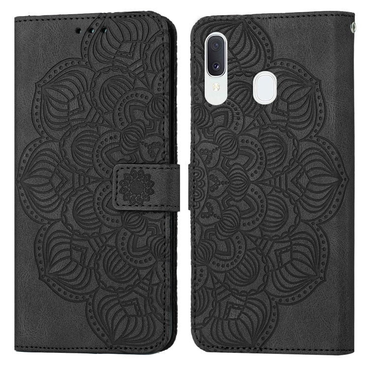 Mandala Embossed Flip Leather Phone Case, For Samsung Galaxy A32 4G, For Samsung Galaxy A32 5G, For Samsung Galaxy A33 5G, For Samsung Galaxy A40