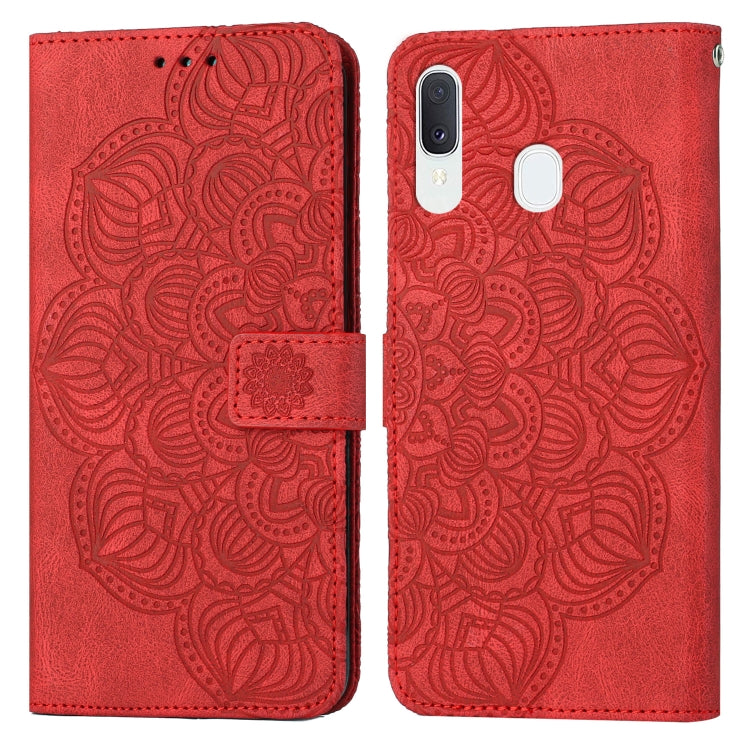 Mandala Embossed Flip Leather Phone Case, For Samsung Galaxy A32 4G, For Samsung Galaxy A32 5G, For Samsung Galaxy A33 5G, For Samsung Galaxy A40