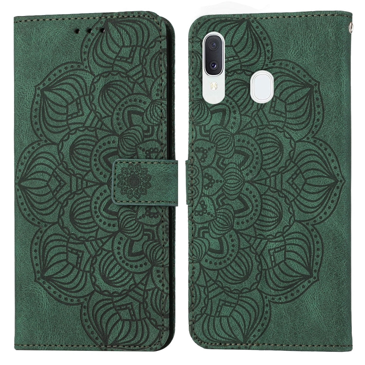 Mandala Embossed Flip Leather Phone Case, For Samsung Galaxy A32 4G, For Samsung Galaxy A32 5G, For Samsung Galaxy A33 5G, For Samsung Galaxy A40
