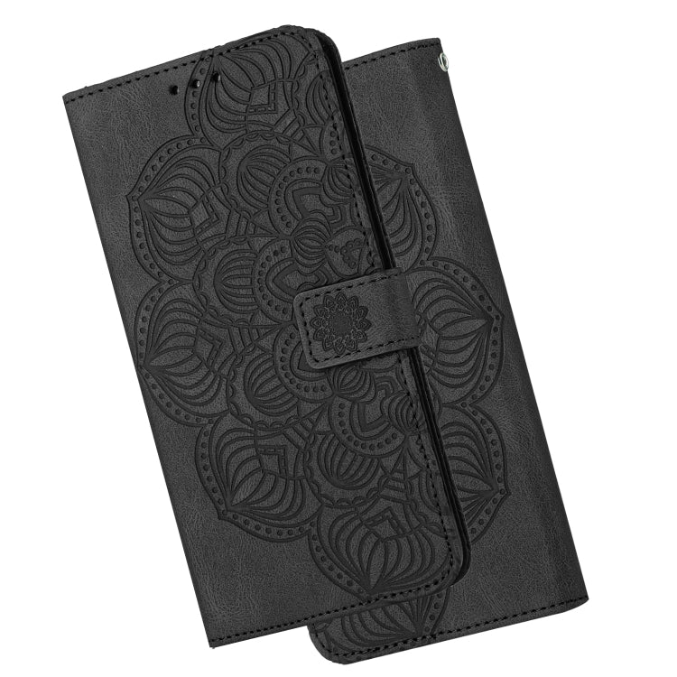 Mandala Embossed Flip Leather Phone Case, For Samsung Galaxy S21 Ultra 5G, For Samsung Galaxy S22 5G, For Samsung Galaxy S22+ 5G, For Samsung Galaxy S22 Ultra 5G
