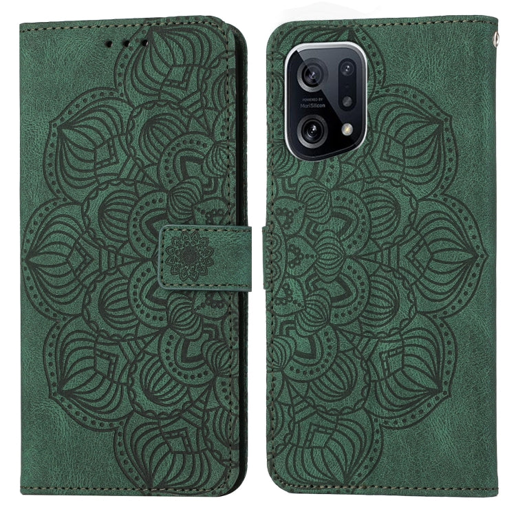 Mandala Embossed Flip Leather Phone Case, For OPPO Find X5, For OPPO Find X5 Pro, For OPPO Realme 8 4G, For OPPO Realme 9i