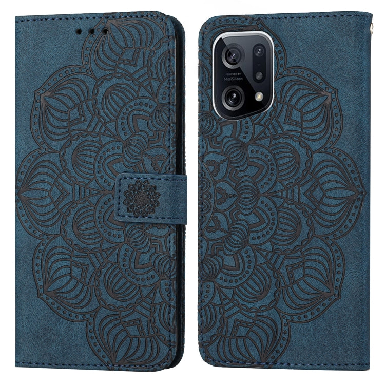 Mandala Embossed Flip Leather Phone Case, For OPPO Find X5, For OPPO Find X5 Pro, For OPPO Realme 8 4G, For OPPO Realme 9i