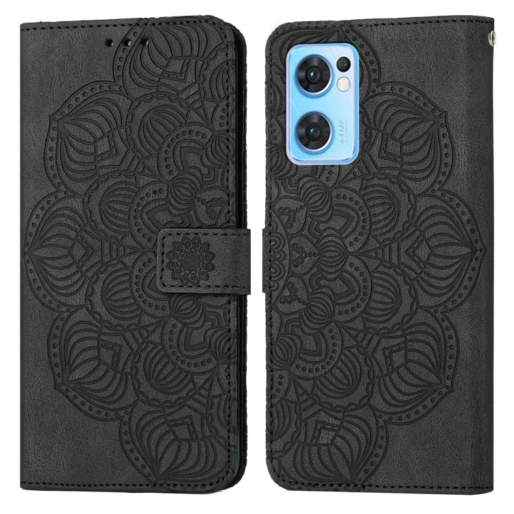 Mandala Embossed Flip Leather Phone Case, For OPPO Find X5, For OPPO Find X5 Pro, For OPPO Realme 8 4G, For OPPO Realme 9i