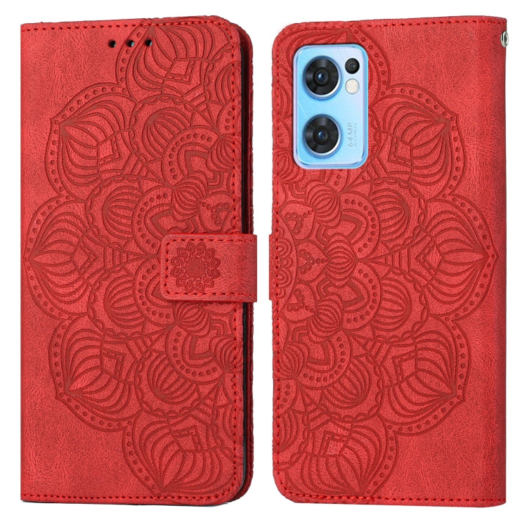 Mandala Embossed Flip Leather Phone Case, For OPPO Find X5, For OPPO Find X5 Pro, For OPPO Realme 8 4G, For OPPO Realme 9i