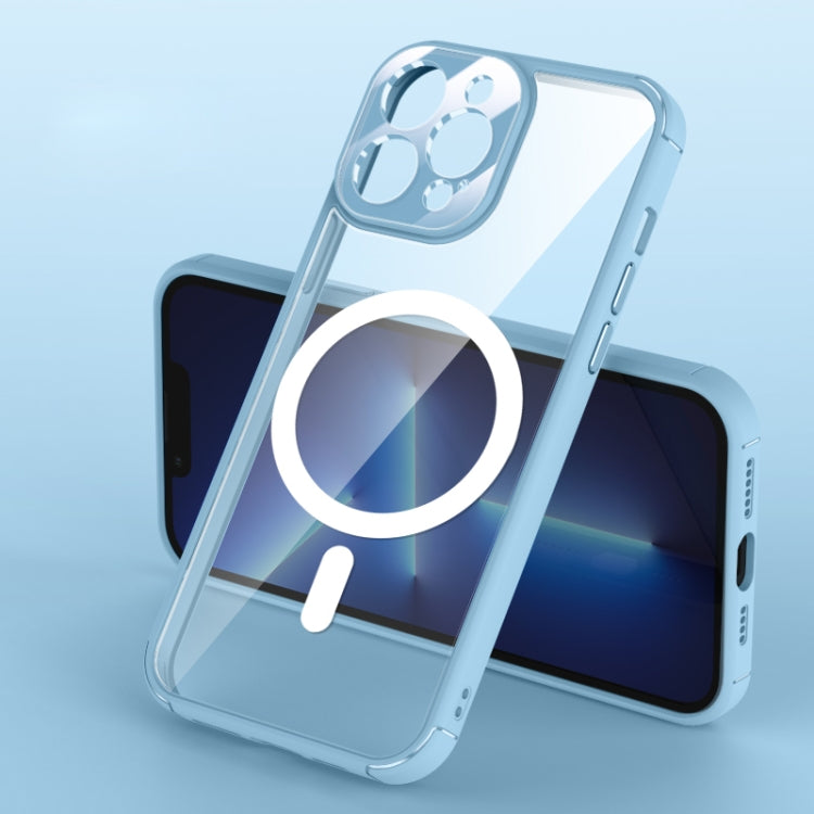 Soft Shield MagSafe Magnetic Acrylic Transparent PC Phone Case, For iPhone 13 Pro Max, For iPhone 13 Pro, For iPhone 13, For iPhone 12 Pro Max