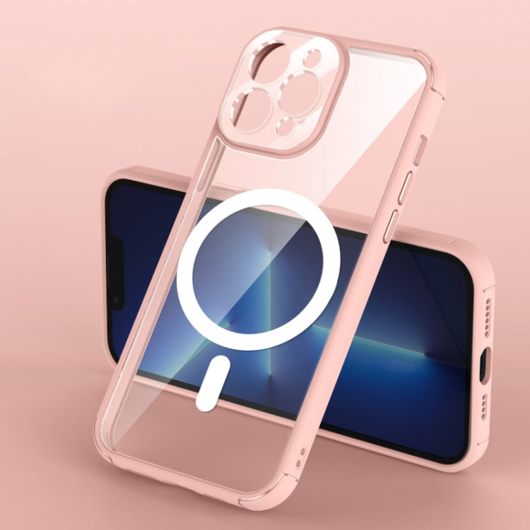 Soft Shield MagSafe Magnetic Acrylic Transparent PC Phone Case, For iPhone 13 Pro Max, For iPhone 13 Pro, For iPhone 13, For iPhone 12 Pro Max