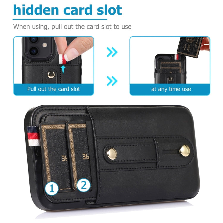Wristband Kickstand Wallet Leather Phone Case, For iPhone 12 mini, For iPhone 12 / 12 Pro, For iPhone 12 Pro Max, For iPhone 11