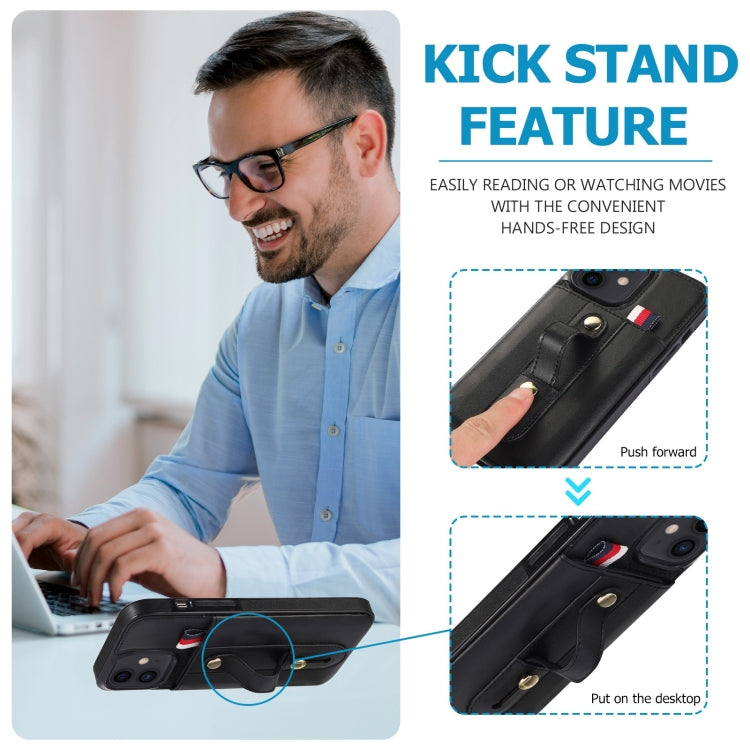 Wristband Kickstand Wallet Leather Phone Case, For iPhone 12 mini, For iPhone 12 / 12 Pro, For iPhone 12 Pro Max, For iPhone 11