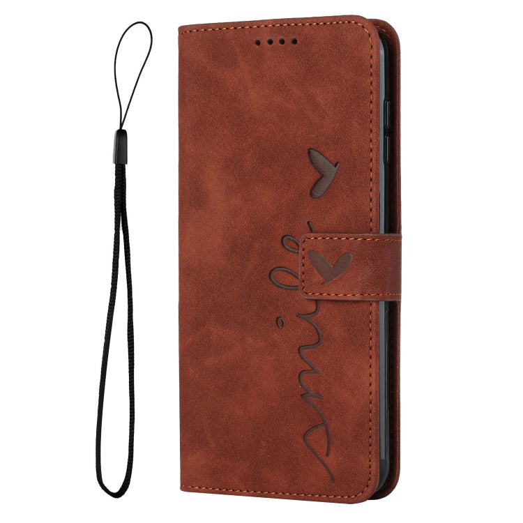 Skin Feel Heart Pattern Leather Phone Case, For Tecno Camon 17 Pro/Camon 17P, For Tecno Camon 18, For Tecno Camon 18 Premier, For Tecno POP 5 LTE