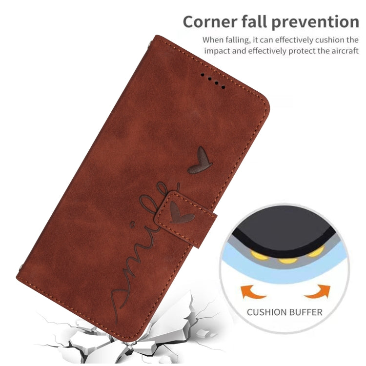 Skin Feel Heart Pattern Leather Phone Case, For Tecno Camon 17 Pro/Camon 17P, For Tecno Camon 18, For Tecno Camon 18 Premier, For Tecno POP 5 LTE