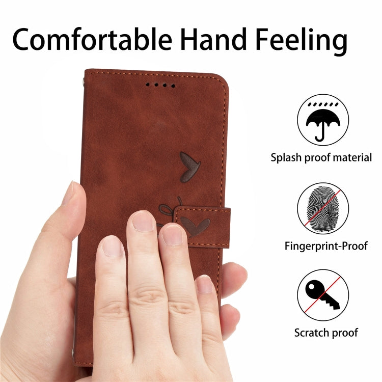 Skin Feel Heart Pattern Leather Phone Case, For Tecno Camon 17 Pro/Camon 17P, For Tecno Camon 18, For Tecno Camon 18 Premier, For Tecno POP 5 LTE
