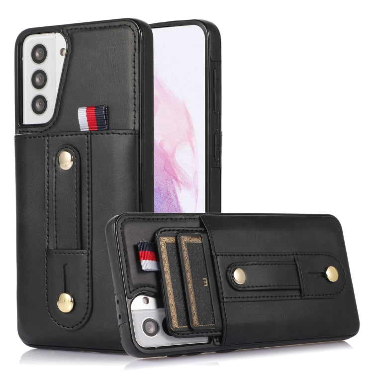 Wristband Kickstand Wallet Leather Phone Case, For Samsung Galaxy S21+ 5G, For Samsung Galaxy S21 Ultra 5G, For Samsung Galaxy S20, For Samsung Galaxy S20+