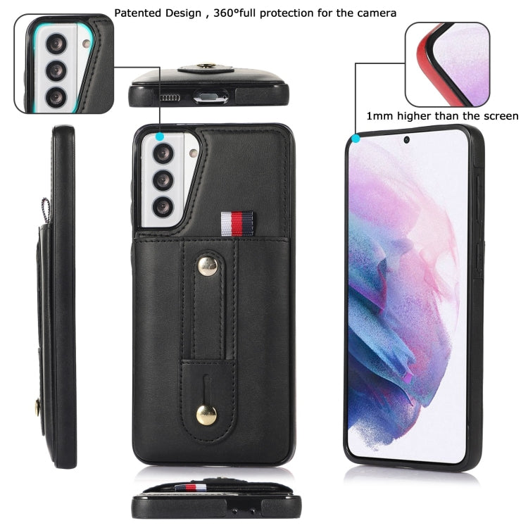 Wristband Kickstand Wallet Leather Phone Case, For Samsung Galaxy S21+ 5G, For Samsung Galaxy S21 Ultra 5G, For Samsung Galaxy S20, For Samsung Galaxy S20+