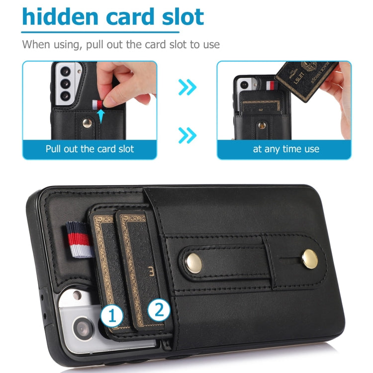 Wristband Kickstand Wallet Leather Phone Case, For Samsung Galaxy S21+ 5G, For Samsung Galaxy S21 Ultra 5G, For Samsung Galaxy S20, For Samsung Galaxy S20+