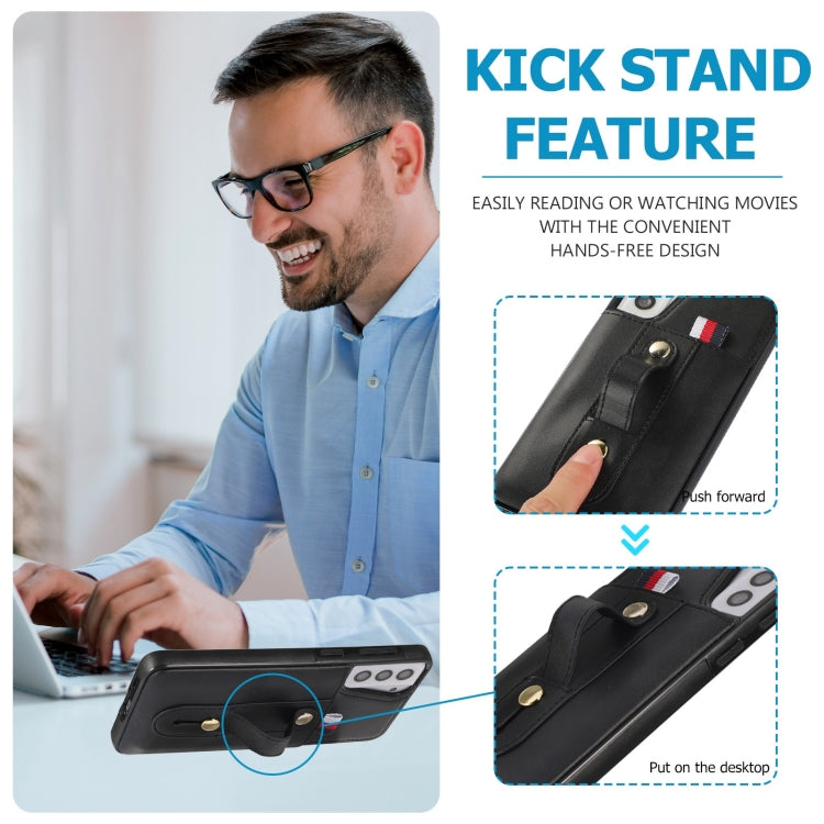 Wristband Kickstand Wallet Leather Phone Case, For Samsung Galaxy S21+ 5G, For Samsung Galaxy S21 Ultra 5G, For Samsung Galaxy S20, For Samsung Galaxy S20+