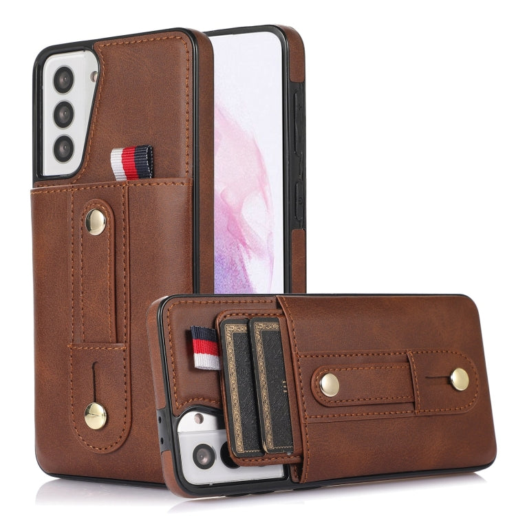 Wristband Kickstand Wallet Leather Phone Case, For Samsung Galaxy S21+ 5G, For Samsung Galaxy S21 Ultra 5G, For Samsung Galaxy S20, For Samsung Galaxy S20+