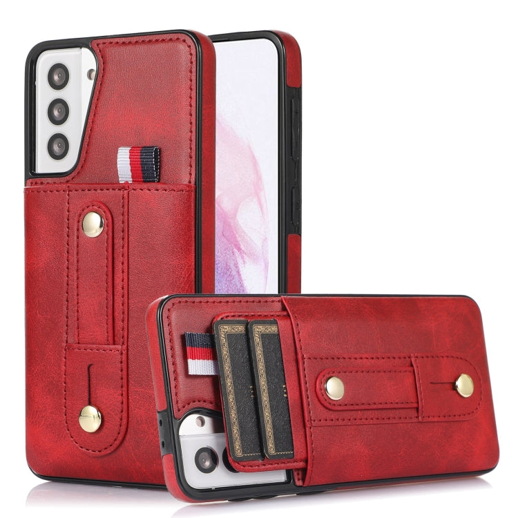 Wristband Kickstand Wallet Leather Phone Case, For Samsung Galaxy S21+ 5G, For Samsung Galaxy S21 Ultra 5G, For Samsung Galaxy S20, For Samsung Galaxy S20+