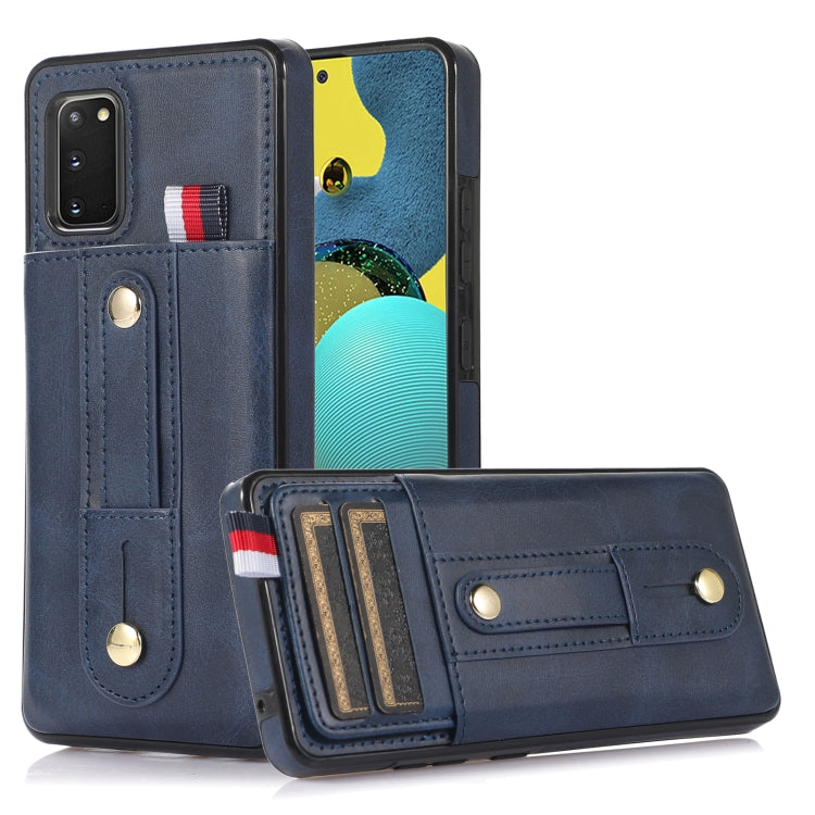 Wristband Kickstand Wallet Leather Phone Case, For Samsung Galaxy S21+ 5G, For Samsung Galaxy S21 Ultra 5G, For Samsung Galaxy S20, For Samsung Galaxy S20+