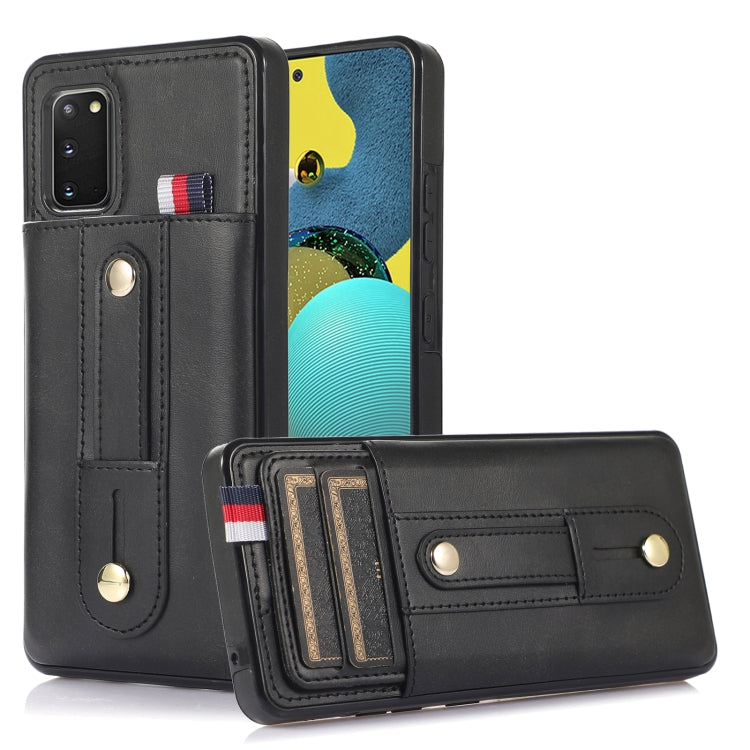 Wristband Kickstand Wallet Leather Phone Case, For Samsung Galaxy S21+ 5G, For Samsung Galaxy S21 Ultra 5G, For Samsung Galaxy S20, For Samsung Galaxy S20+