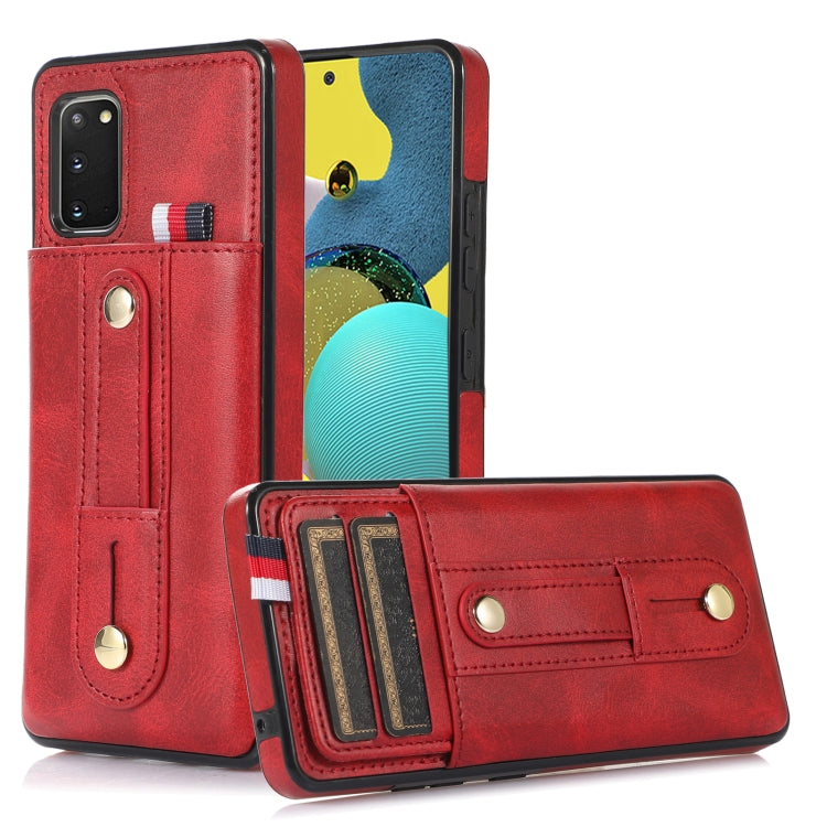 Wristband Kickstand Wallet Leather Phone Case, For Samsung Galaxy S21+ 5G, For Samsung Galaxy S21 Ultra 5G, For Samsung Galaxy S20, For Samsung Galaxy S20+