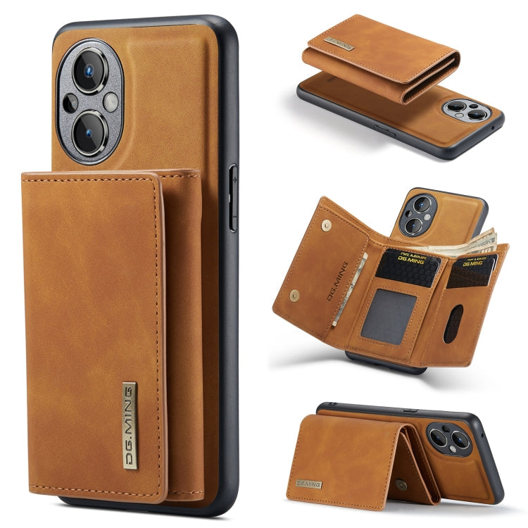 DG.MING M1 Series 3-Fold Multi Card Wallet + Magnetic Phone Case, For OnePlus Ace/10R, For OnePlus 10 Pro, For OnePlus Nord N20 5G, For Google Pixel 7 Pro 5G
