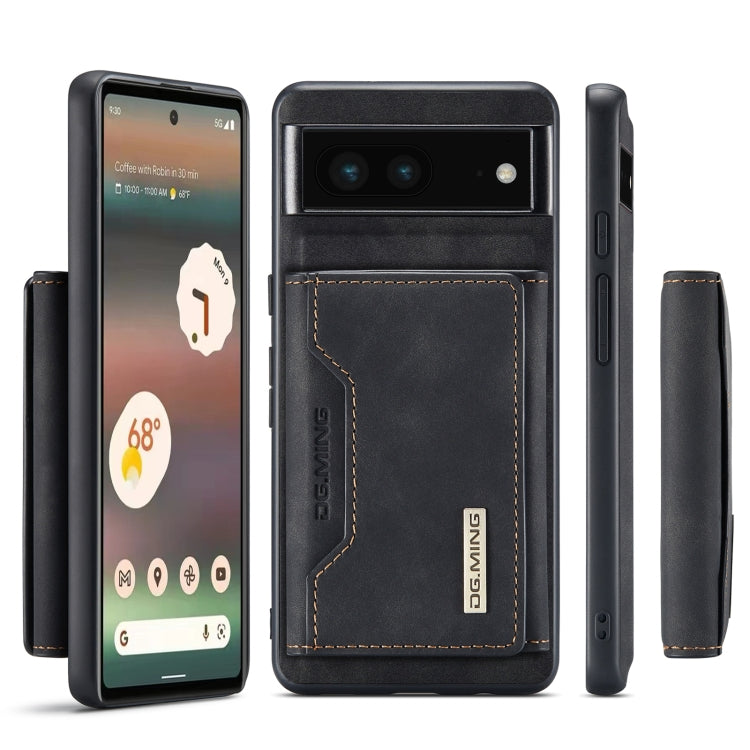 DG.MING M2 Series 3-Fold Multi Card Bag + Magnetic Phone Case, For Google Pixel 6A, For Google Pixel 7 5G, For Google Pixel 7 Pro 5G, For OnePlus 10 Pro