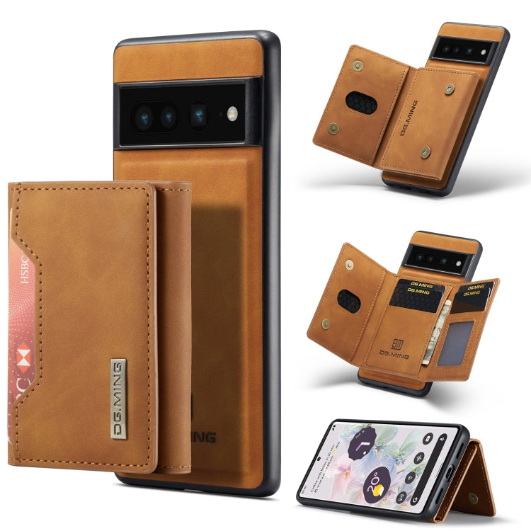 DG.MING M2 Series 3-Fold Multi Card Bag + Magnetic Phone Case, For Google Pixel 6A, For Google Pixel 7 5G, For Google Pixel 7 Pro 5G, For OnePlus 10 Pro