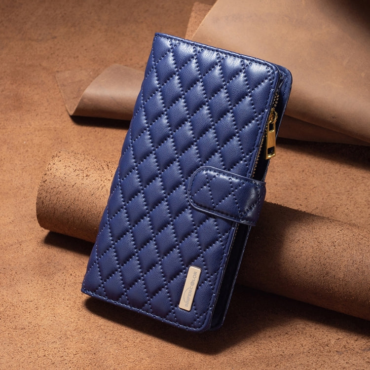 Diamond Lattice Zipper Wallet Leather Flip Phone Case, For OPPO A72 / A52 / A92, For OPPO A74 4G / F19 4G, For OPPO A74 5G / A93 5G / A54 5G, For OPPO A94 4G
