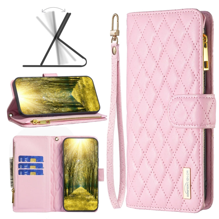 Diamond Lattice Zipper Wallet Leather Flip Phone Case, For OPPO Find X5, For OPPO Realme 9 Pro+, For OPPO Realme 9 Pro, For OPPO Realme C21 / C20